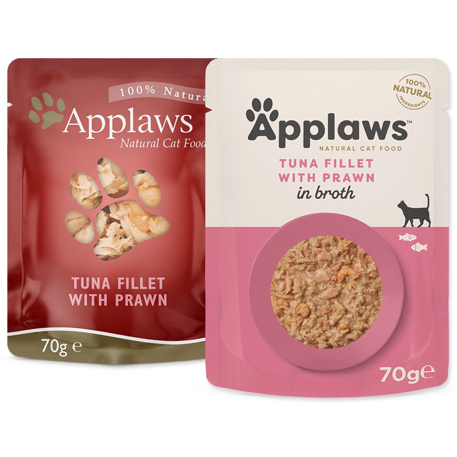 Kapsička Applaws Cat tuňák a krevety 70g-KARTON