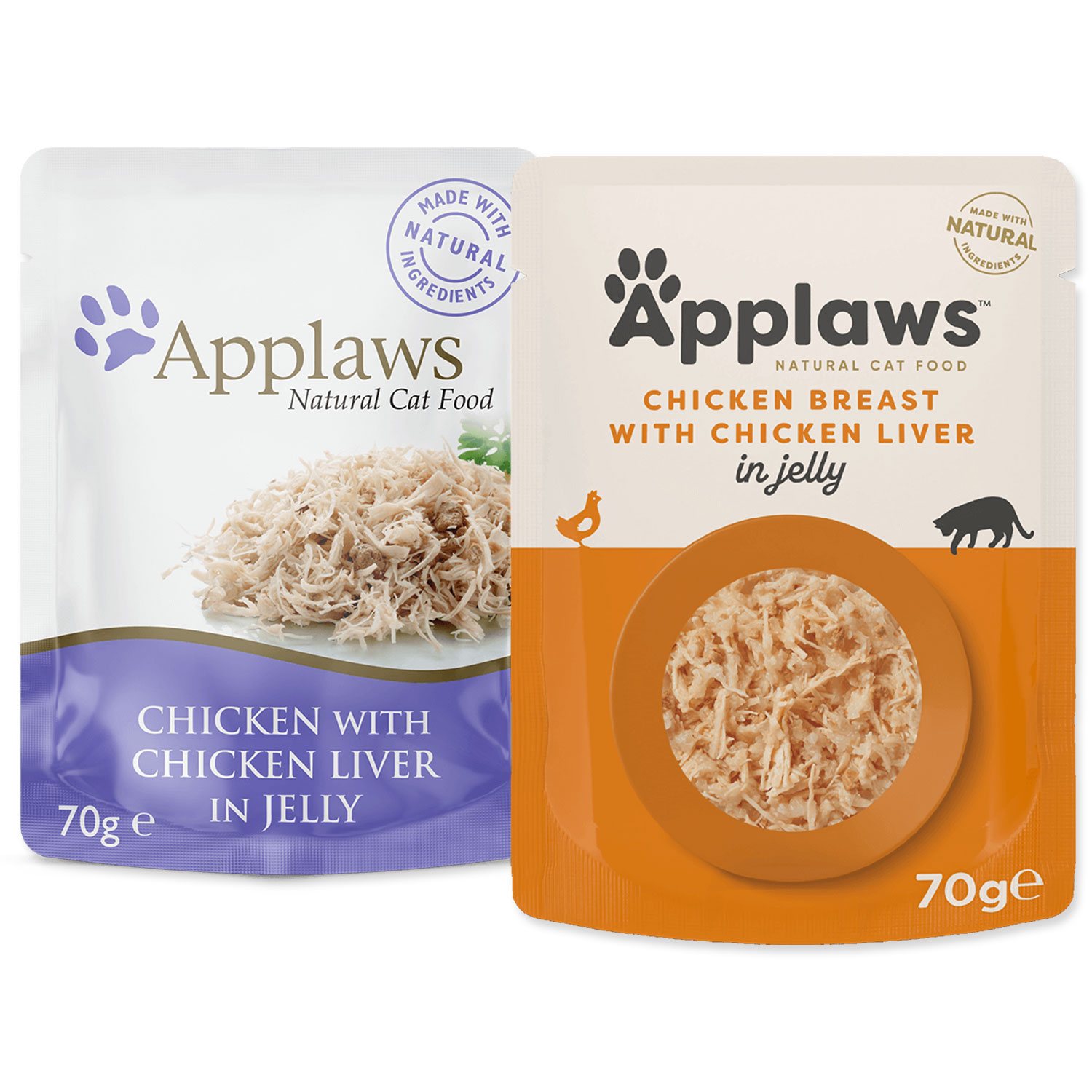 Kapsička Applaws Cat pouch kuře s játry v želé 70g-KS