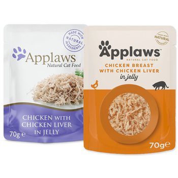 Kapsička Applaws Cat pouch kuře s játry v želé 70g-KS