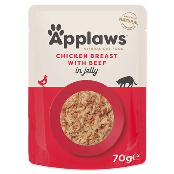 Kapsička Applaws Cat kuře s hovězím v želé 70g-KARTON