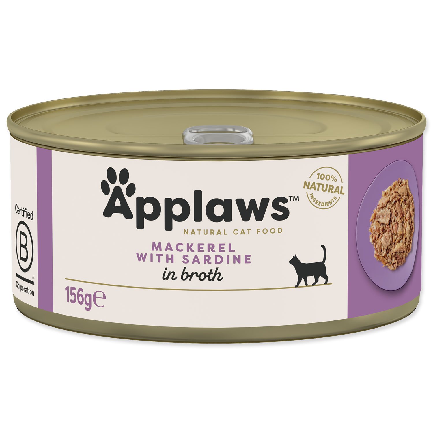 Konzerva Applaws Cat makrela se sardinkami 156g-KS