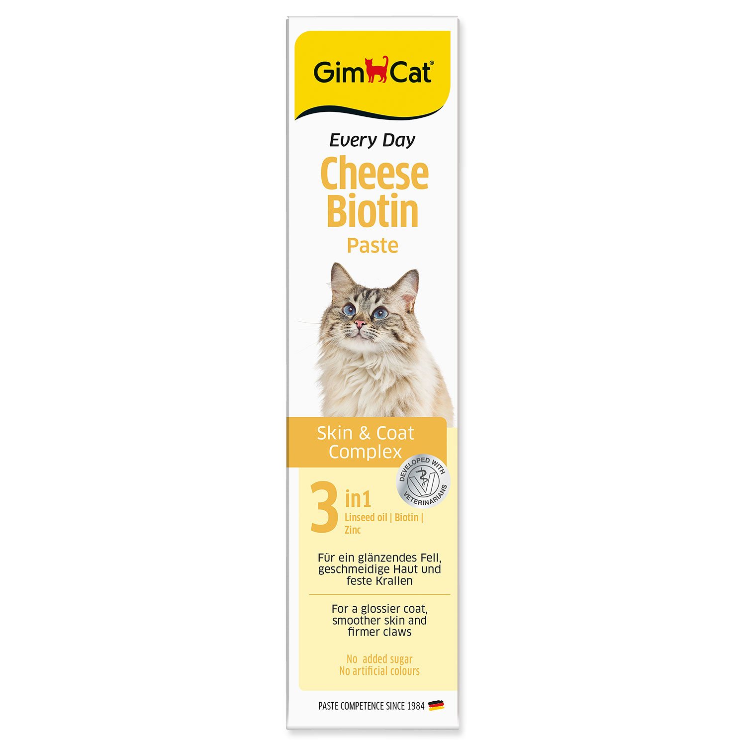 Pasta GimCat Käse-Paste sýr s biotinem 200g-KS