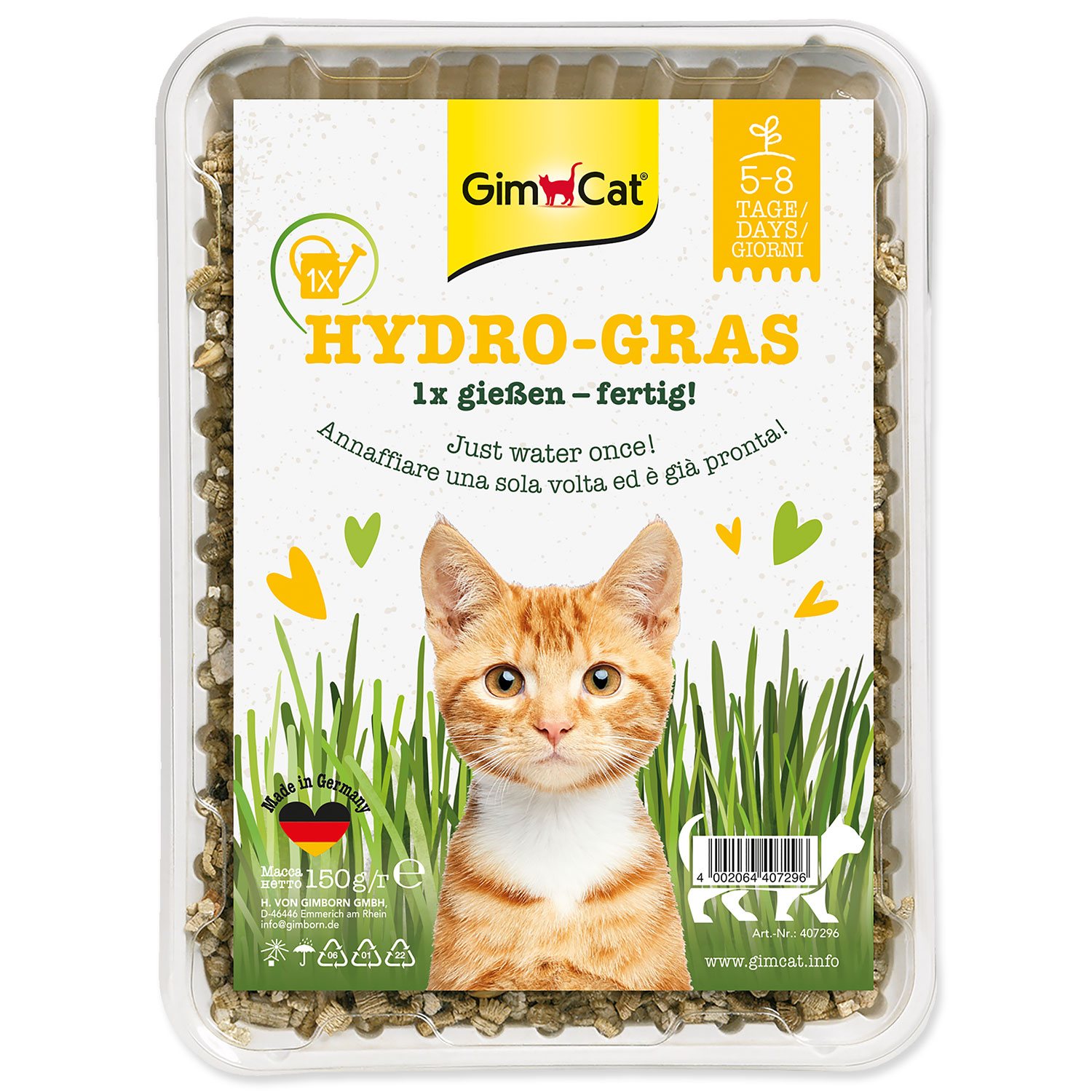 Kočičí tráva GimCat Hy-Grass 150g-KS