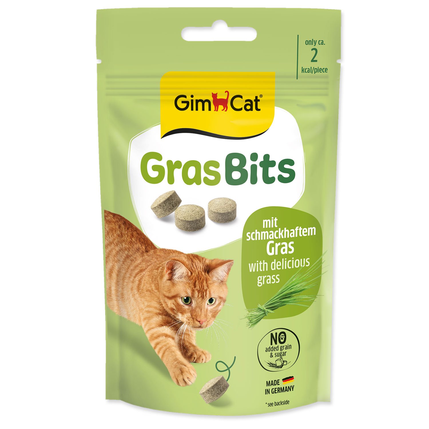 Pochoutka GimCat Gras Bits s kočičí trávou 40g-KS