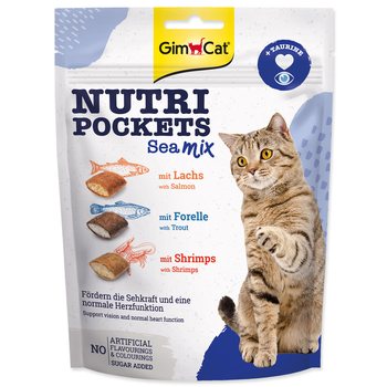 Pochoutka GimCat Nutri Pockets Sea Mix 150g-KS
