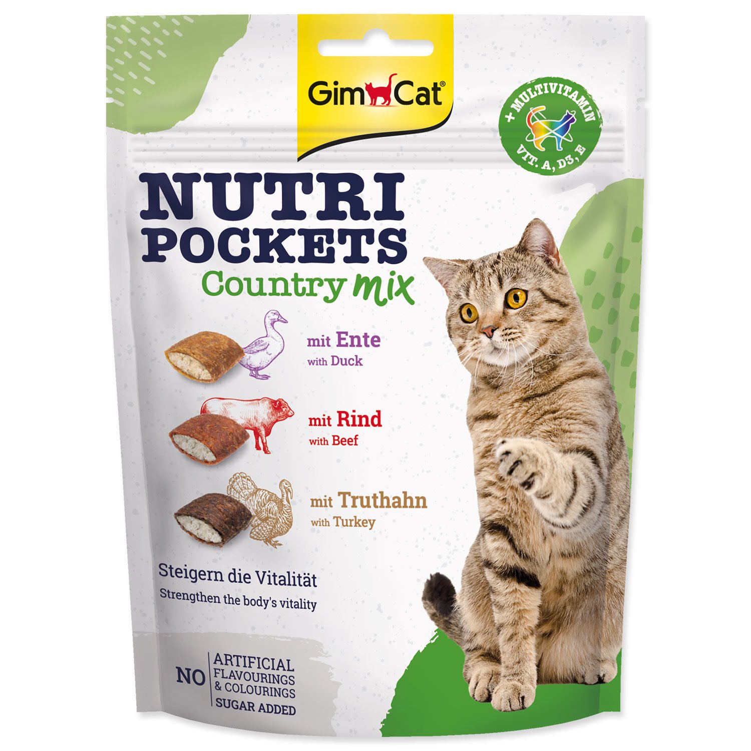 Pochoutka GimCat Nutri Pockets Country Mix 150g-KS