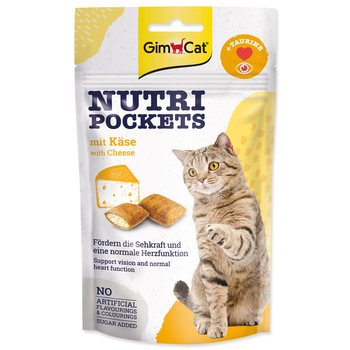Pochoutka GimCat Nutri Pockets se sýrem 60g-KS