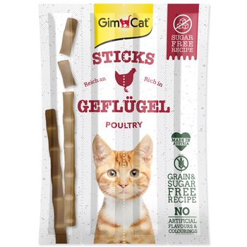 Pochoutka GimCat drůbež, tyčinky 4ks-KS
