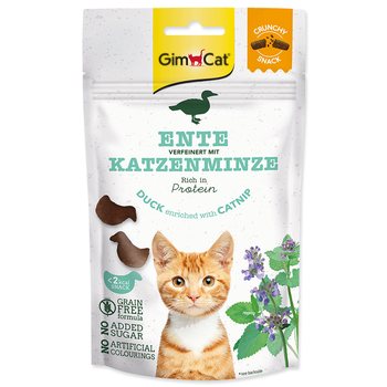 Pochoutka GimCat Crunchy Snacks kachna a šanta 50g-KS