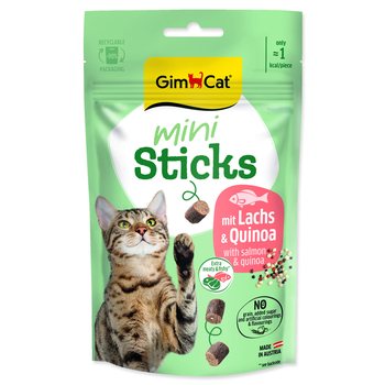 Pochoutka GimCat Mini Sticks losos a quinoa 50g-KS