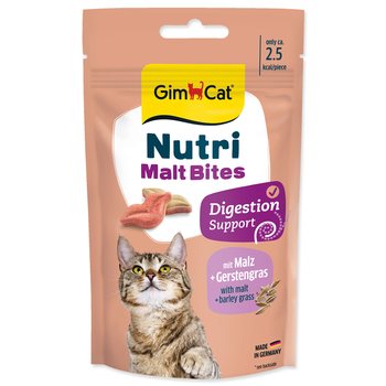 Pochoutka GimCat Nutri Malt Bites 40g-KS