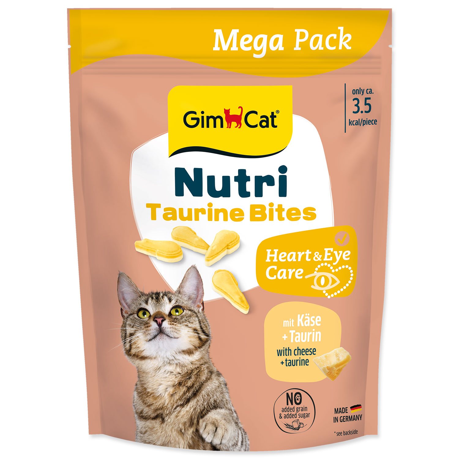 Pochoutka GimCat Nutri Taurine Bites s tvarohem 425g-KS
