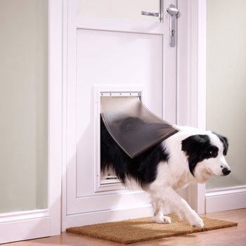 Dvířka PetSafe hliníková s flexibilním flapem, výřez 45,1x27,7cm-KS