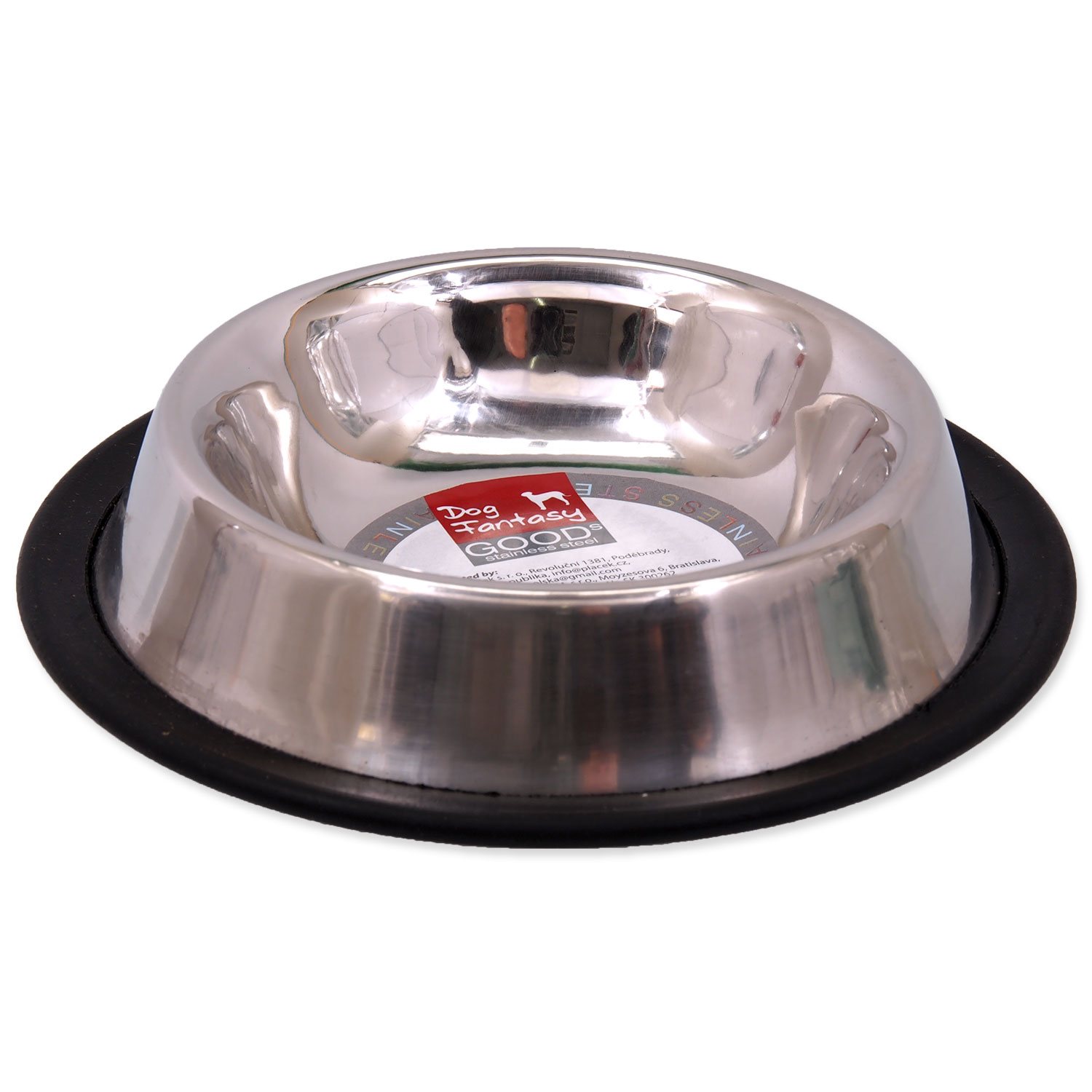 Miska Dog Fantasy nerez s gumou 15,5cm 190ml-KS