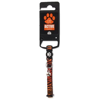 Obojek Active Cat nylon XS tygr 1x19-31cm-KS