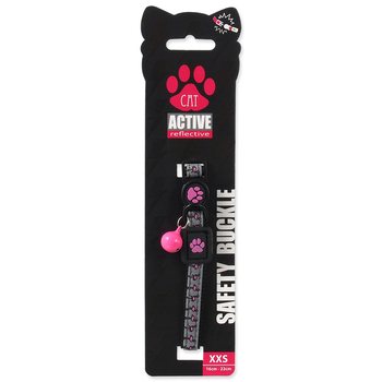 Obojek Active Cat Reflective XXS růžový 1x16-22cm-KS