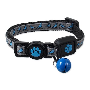 Obojek Active Cat Reflective XS modrý 1x19-31cm-KS