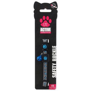 Obojek Active Cat Reflective XS modrý 1x19-31cm-KS