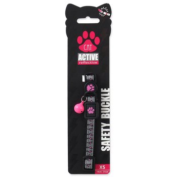 Obojek Active Cat Reflective XS růžový 1x19-31cm-KS