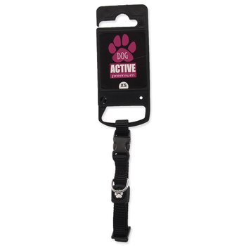 Obojek Active Dog Premium XS černý 1x21-30cm-KS