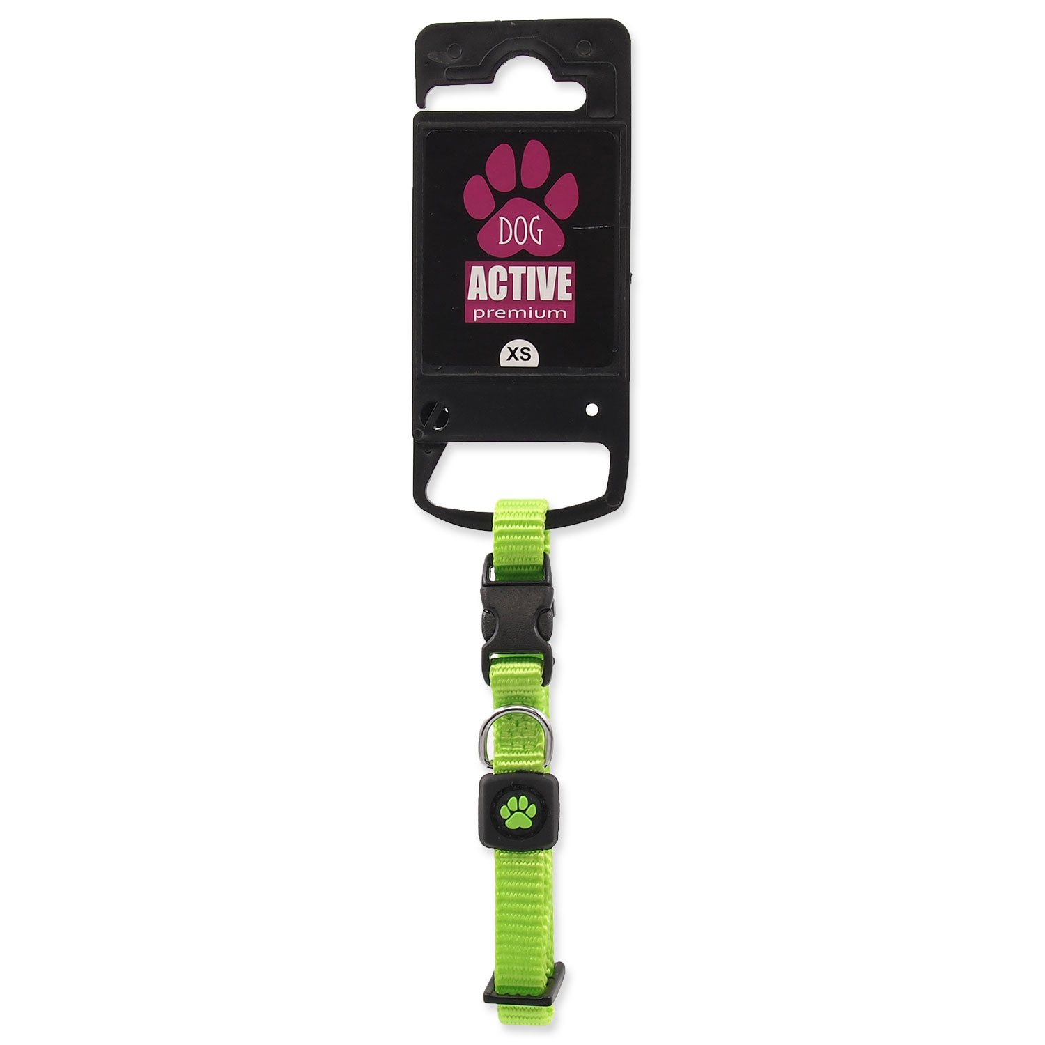 Obojek Active Dog Premium XS limetka 1x21-30cm-KS