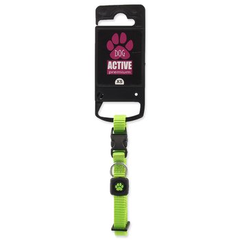 Obojek Active Dog Premium XS limetka 1x21-30cm-KS