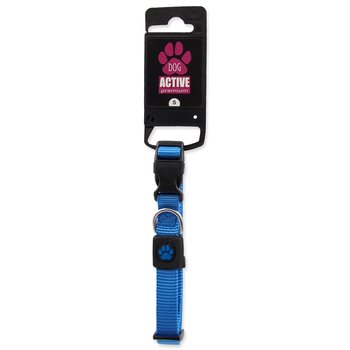 Obojek Active Dog Premium S modrý 1,5x27-37cm-KS