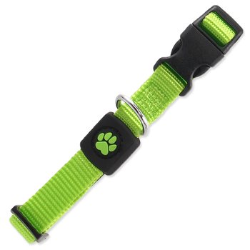 Obojek Active Dog Premium S limetka 1,5x27-37cm-KS