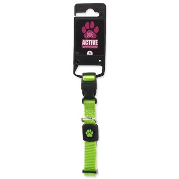 Obojek Active Dog Premium S limetka 1,5x27-37cm-KS