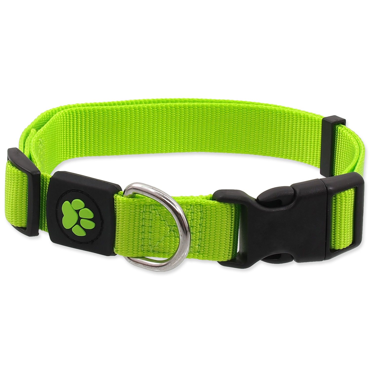 Obojek Active Dog Premium S limetka 1,5x27-37cm-KS