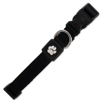 Obojek Active Dog Premium M černý 2x34-49cm-KS