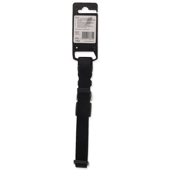 Obojek Active Dog Premium M černý 2x34-49cm-KS