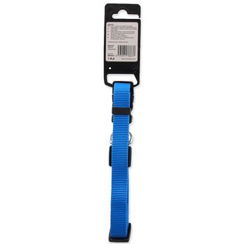 Obojek Active Dog Premium M modrý 2x34-49cm-KS
