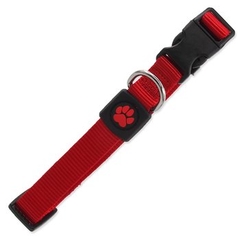 Obojek Active Dog Premium M červený 2x34-49cm-KS