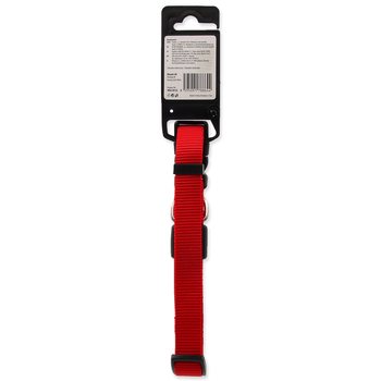 Obojek Active Dog Premium M červený 2x34-49cm-KS