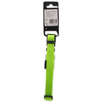 Obojek Active Dog Premium M limetka 2x34-49cm-KS