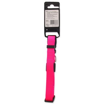 Obojek Active Dog Premium M růžový 2x34-49cm-KS