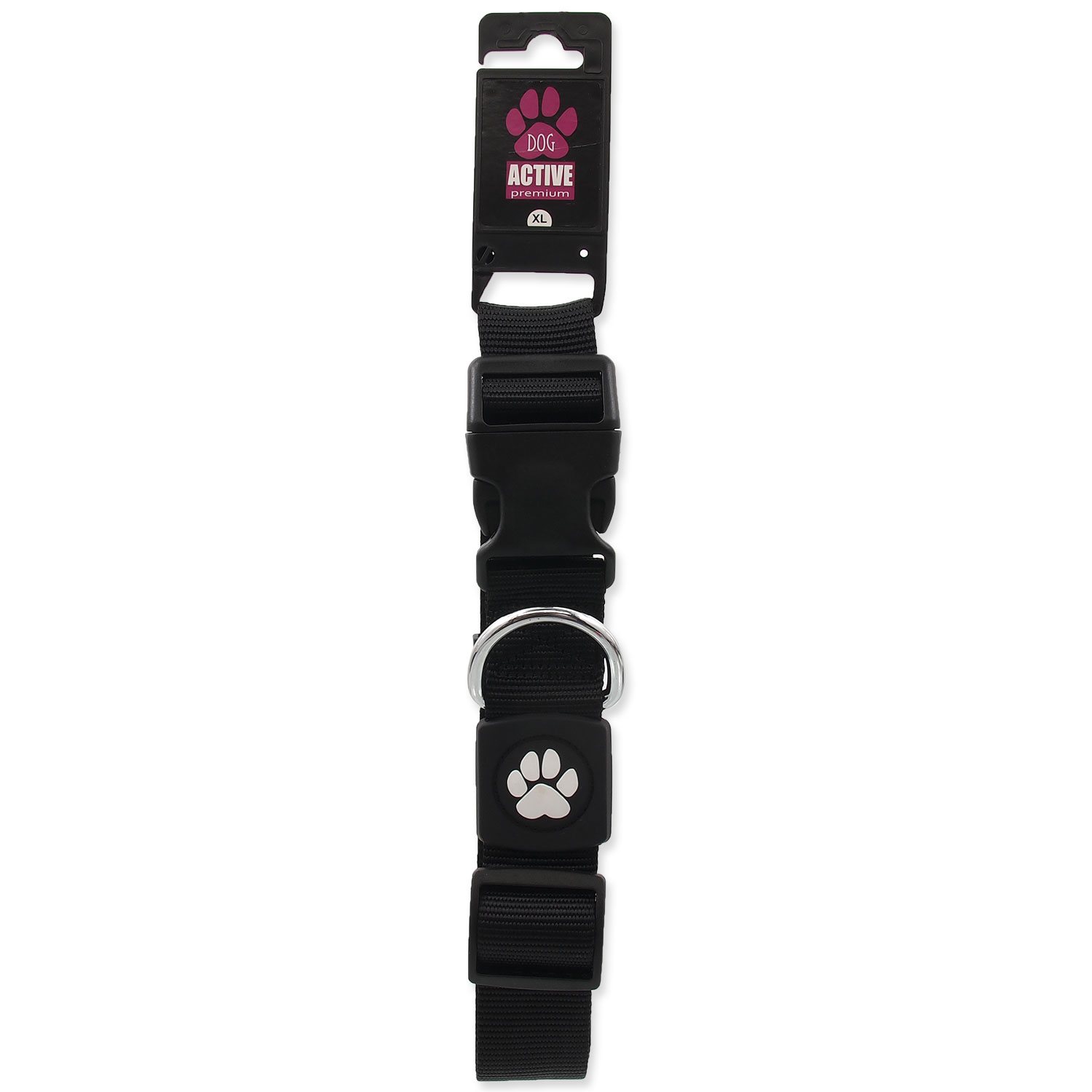 Obojek Active Dog Premium XL černý 3,8x51-78cm-KS
