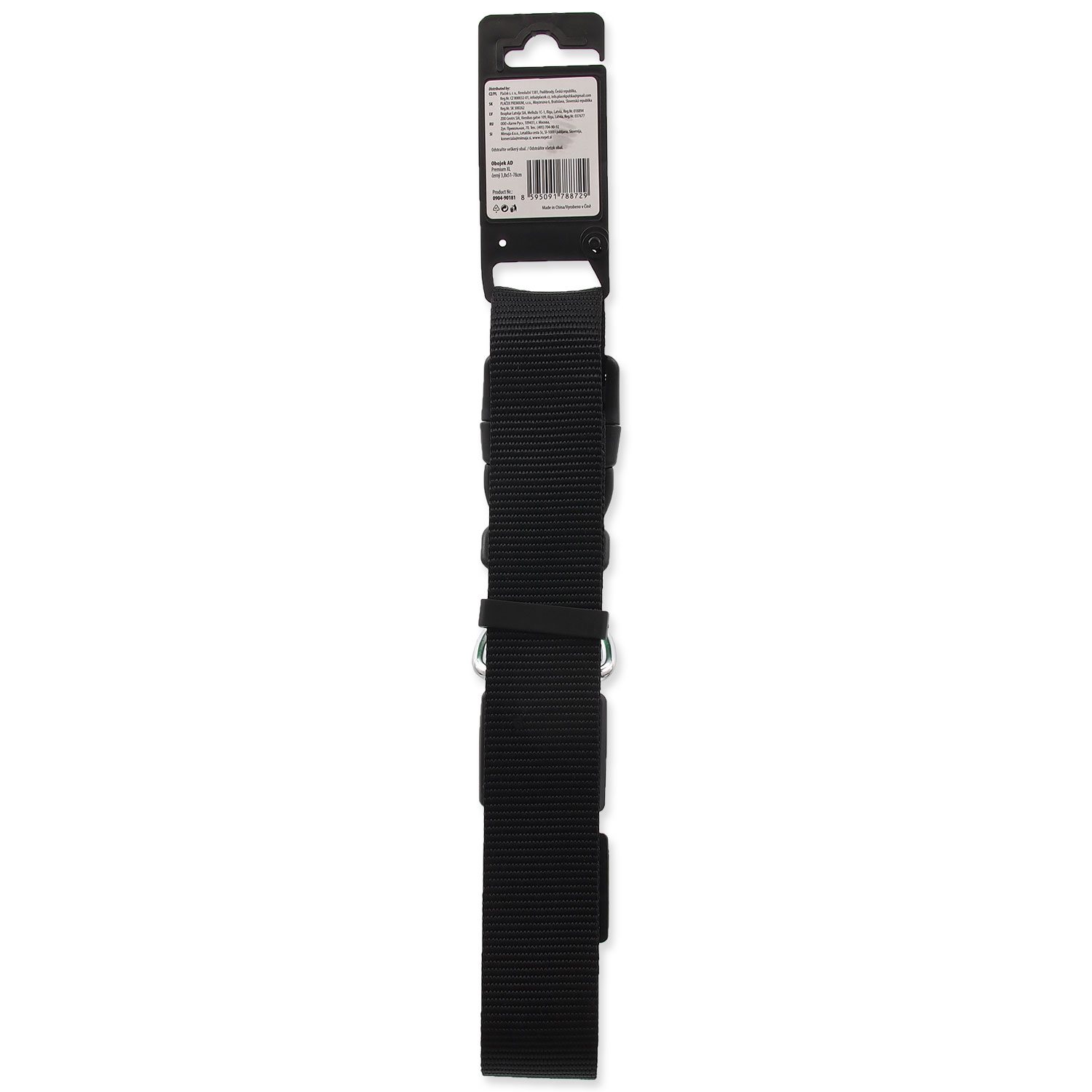 Obojek Active Dog Premium XL černý 3,8x51-78cm-KS