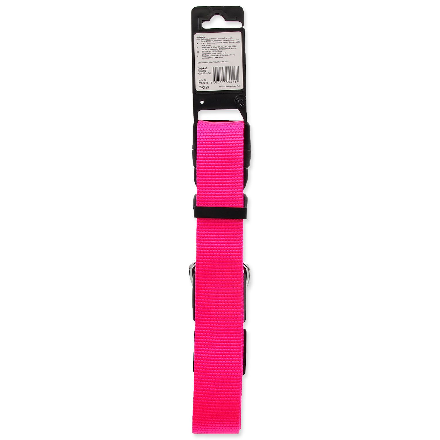 Obojek Active Dog Premium XL růžový 3,8x51-78cm-KS