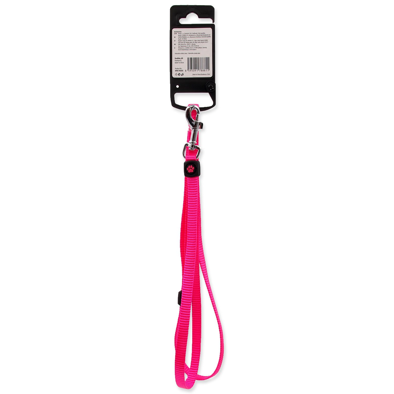 Vodítko Active Dog Premium XS růžové 1x120cm-KS