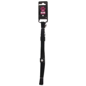 Vodítko Active Dog Premium S černé 1,5x120cm-KS