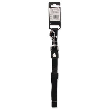 Vodítko Active Dog Premium M černé 2x120cm-KS