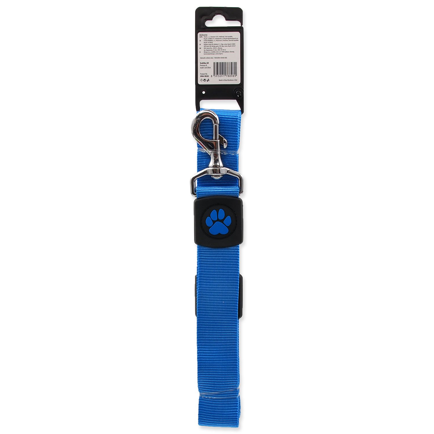 Vodítko Active Dog Premium XL modré 3,8x120cm-KS