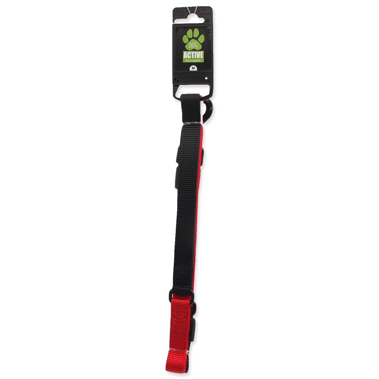 Vodítko Active Dog Bungee Neoprene M červené 2x120cm-KS