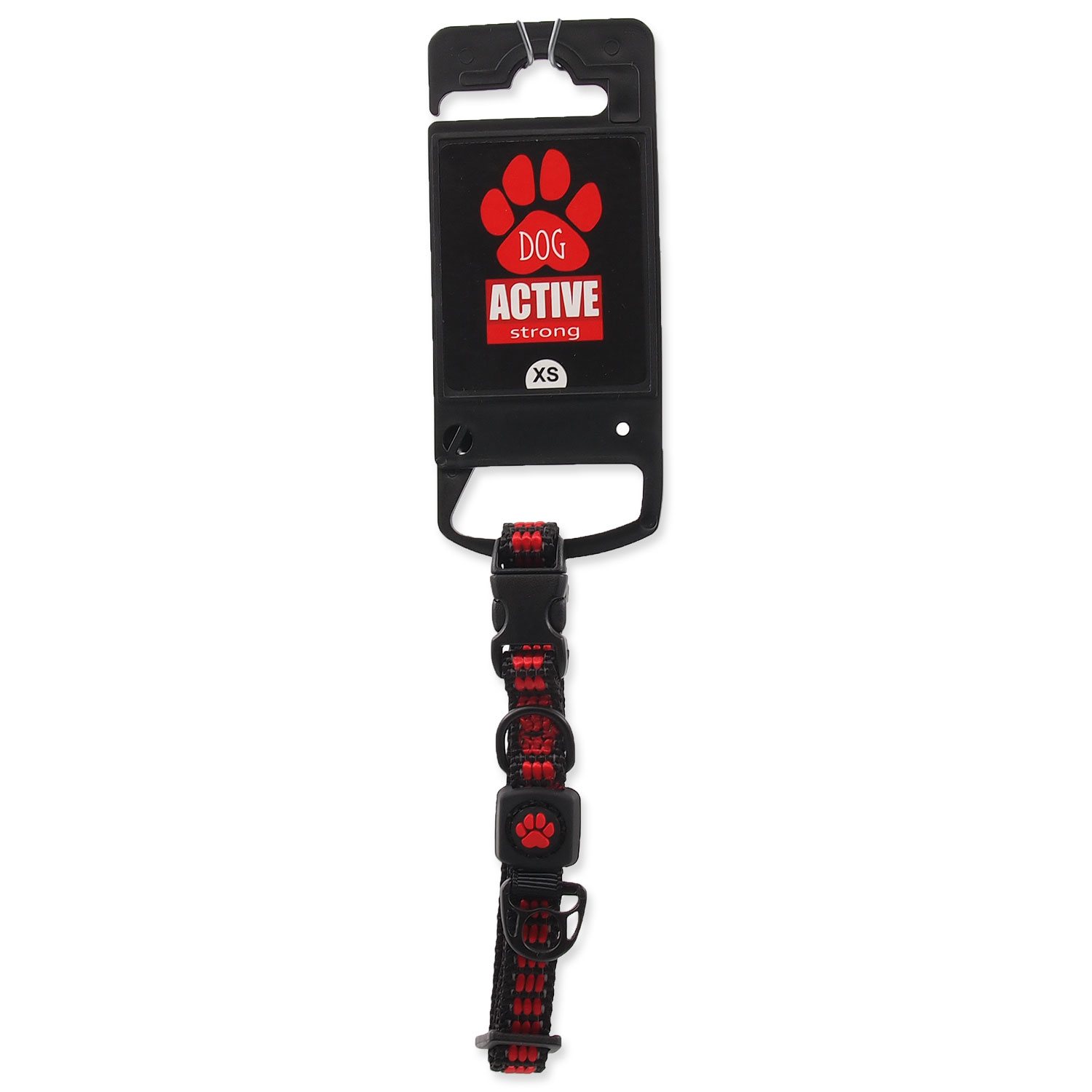 Obojek Active Dog Strong XS červený 1x21-30cm-KS