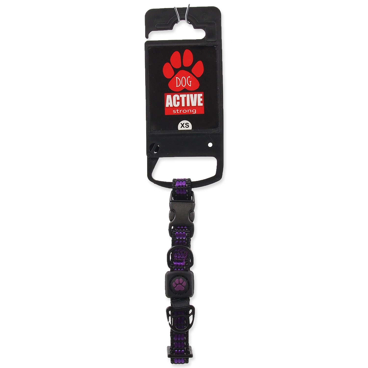 Obojek Active Dog Strong XS fialový 1x21-30cm-KS