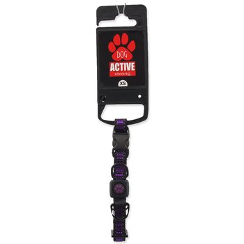 Obojek Active Dog Strong XS fialový 1x21-30cm-KS