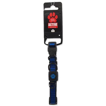 Obojek Active Dog Strong S modrý 1,5x27-37cm-KS