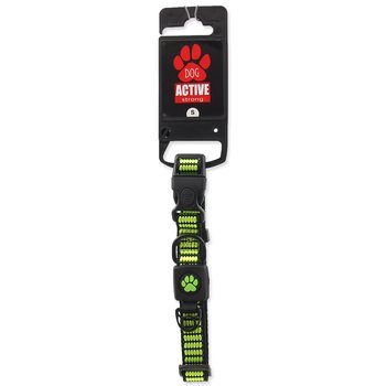 Obojek Active Dog Strong S limetka 1,5x27-37cm-KS